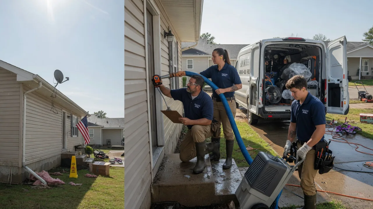 Ceiling Water Damage Restoration in Erwin, SD near me